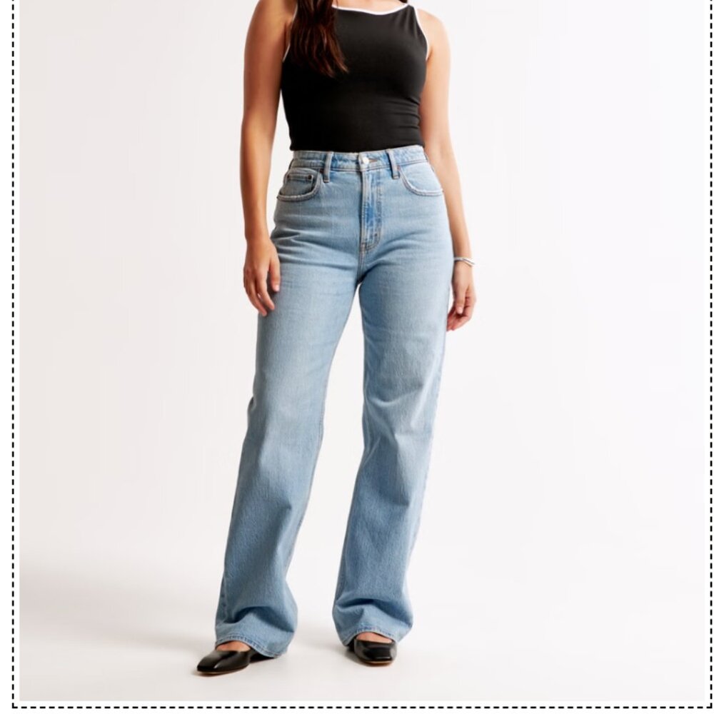 Abercrombie and Fitch 90's Relaxed Curve Love 26/2s